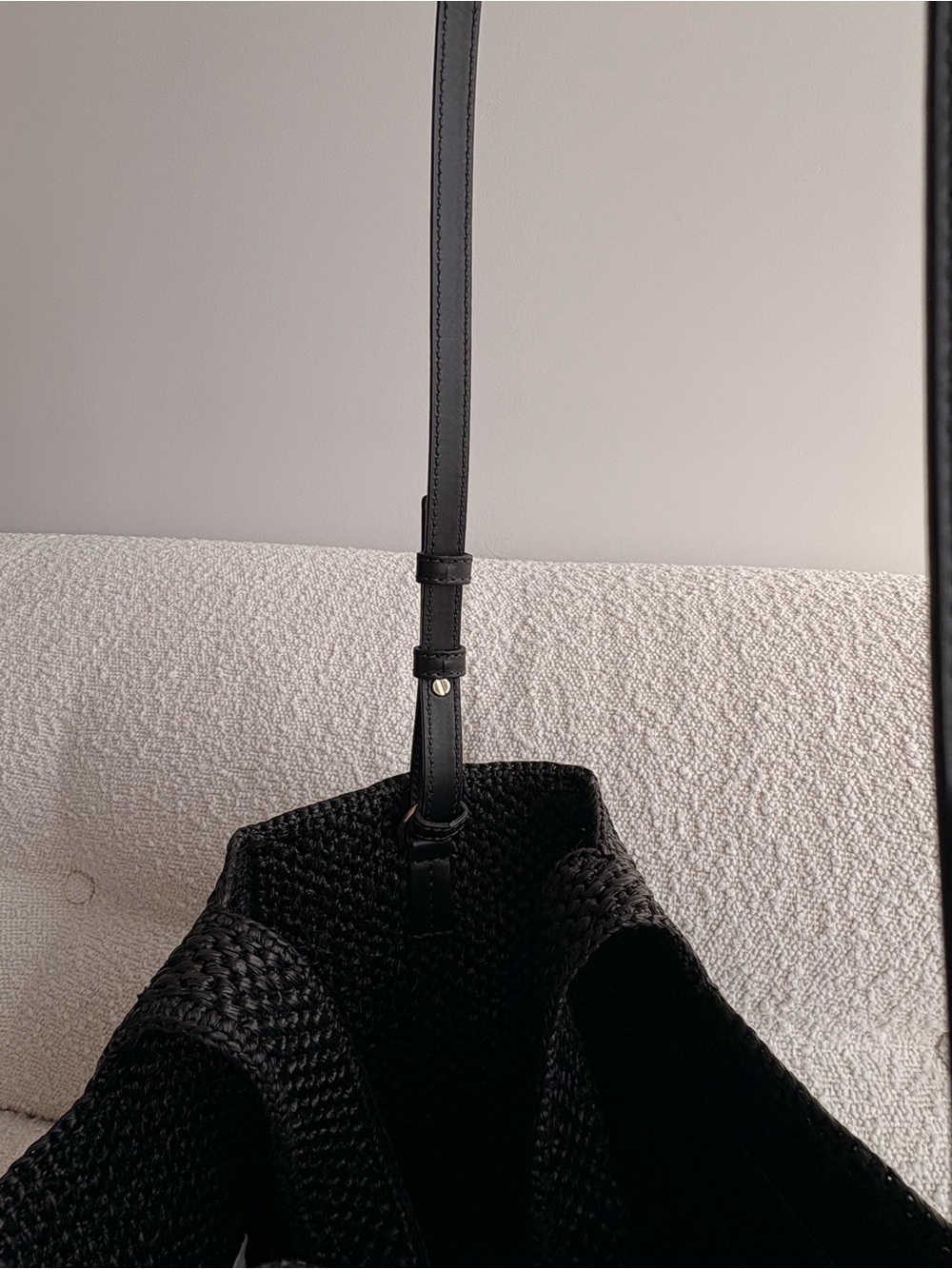 Loewe Black Woven Logo Medium Tote - Picture 3 of 7